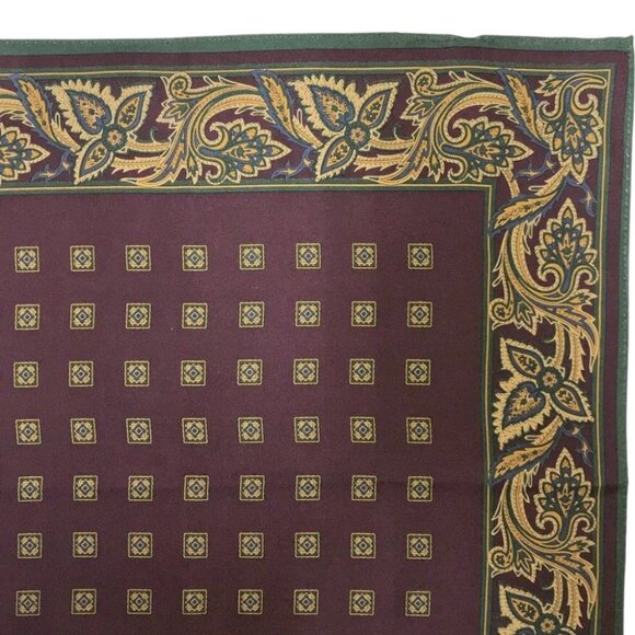 561189BP (S1) Christian Dior Scarf Paisley Multicolor Silk - Picture 2 of 8